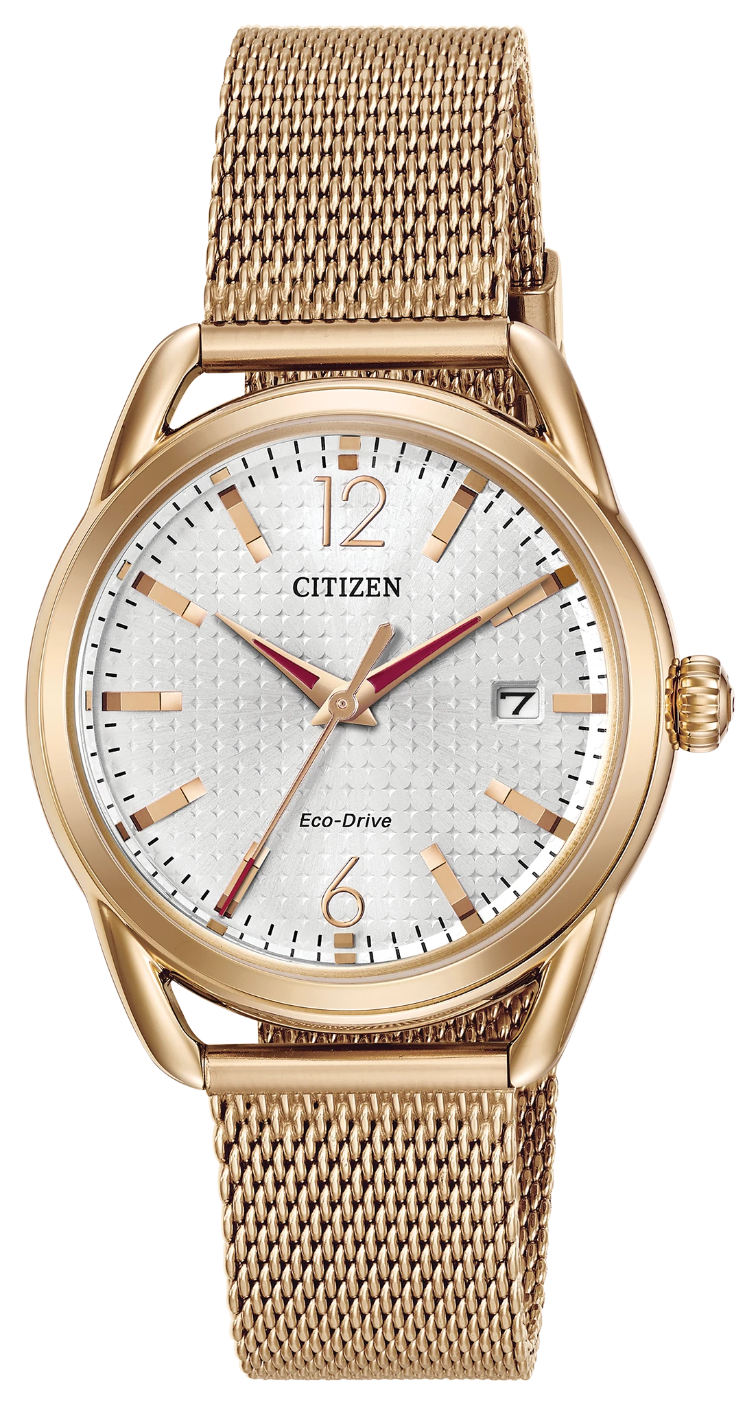 LTR - Ladies Eco-Drive FE6083-72A Rose Gold-Tone Steel Watch | CITIZEN
